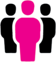 Connecting people icon